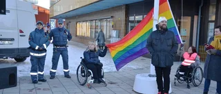 Flagghissning med höjd säkerhet