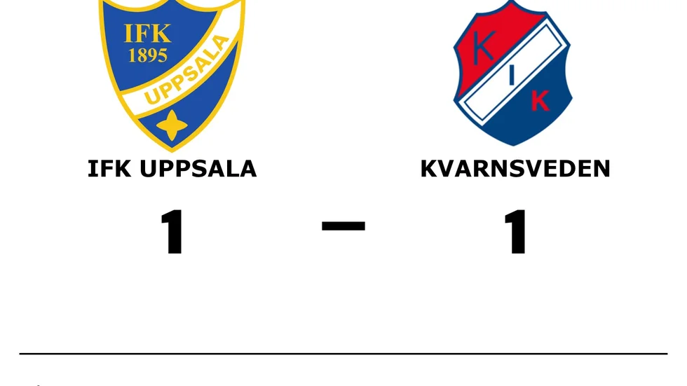 IFK Uppsala spelade lika mot Kvarnsvedens IK