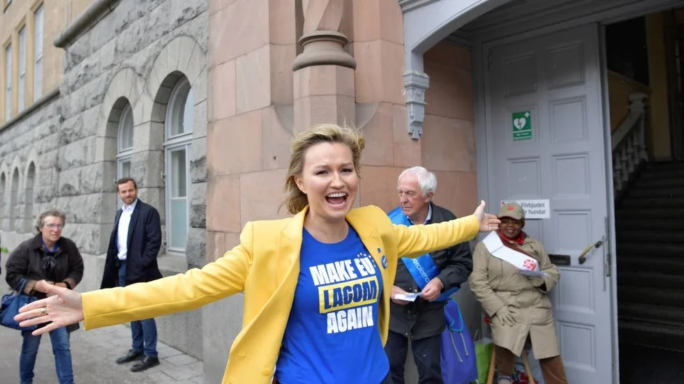 Ebba Busch Thors KD ökar med nästan 150 procent, enligt SCB.