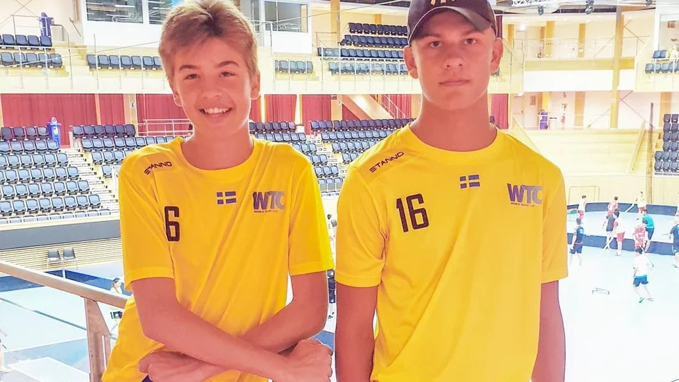 Alexander Ljungman och Edvin Grönqvist var jätteglada över att ha fått chansen i World talent cup.