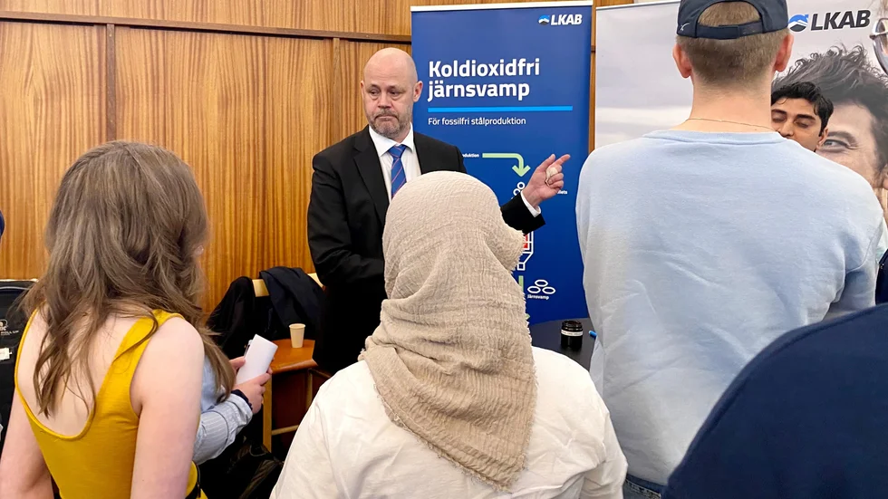 LKAB:s kommunikationsdirektör Niklas Johansson konstaterar att företaget är attraktivt hos arbetssökande.