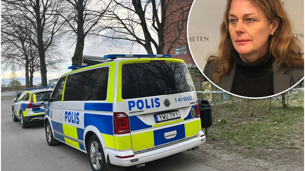 Enligt kammaråklagare Maria Estberg räcker inte bevisningen för att slå fast att männen i bilen försökte köra på en annan person. "Jag anser att det här kan ha rört sig om ett manövreringsfel", säger hon.