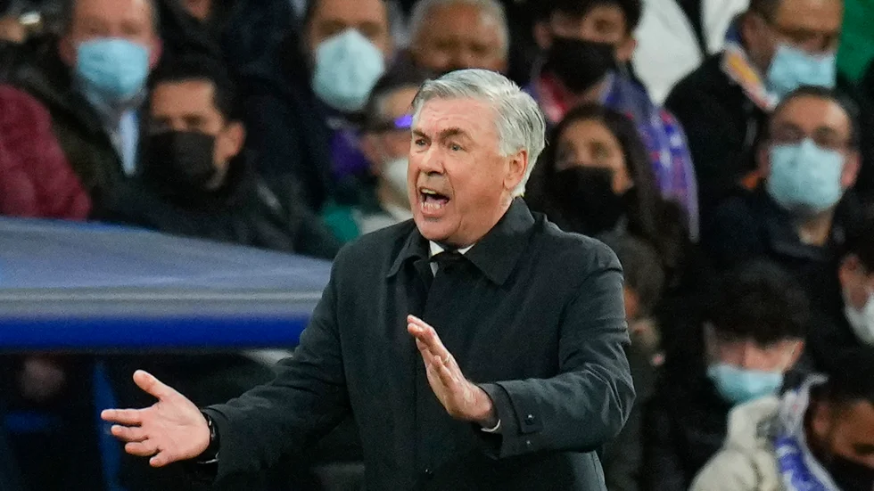 Real Madrids tränare Carlo Ancelotti. Arkivbild.