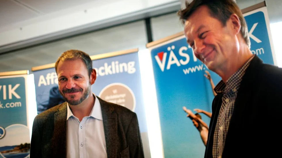 Bra jobbat. Västerviks kommunalråd Tomas Kronståhl (S) och fd kommundirektören Carl-Magnus Mårheden gjorde ett hästjobb när de vände Västerviks kommuns negativa resultat till positivt.