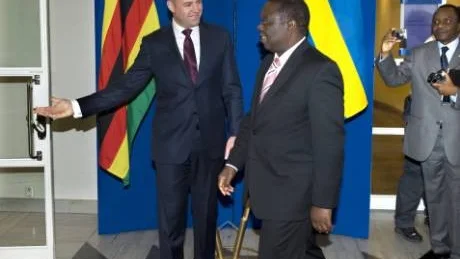 Morgan Tsvangirai. Hårt prövad politiker på Sverigebesök. Foto: Claudio Bresciani/SCANPIX