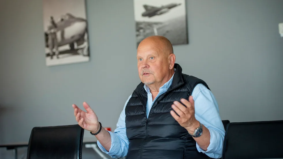 "”Dagens läge förändrar inte vår offensiva satsning ", säger Kjell-Åke Westin, styrelseordförande för Skavsta.