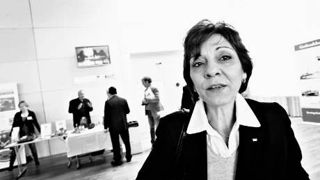 Åke Svensson var glad över att möta palestinska ambassadören Hala Husni Fariz.
                            Foto: Petra Jonsson