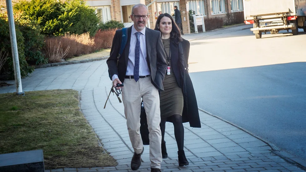 Ola Björstrand, vice chefsåklagare, och Madeleine Bergdal, extra åklagare, vid Åklagarkammaren i Nyköping.