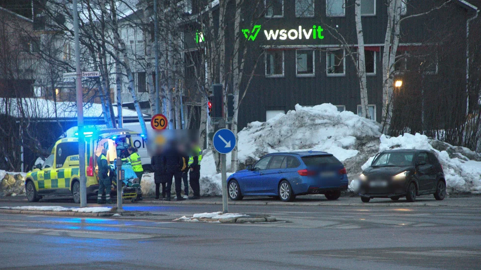 Trafikolycka i Luleå på onsdagskvällen.