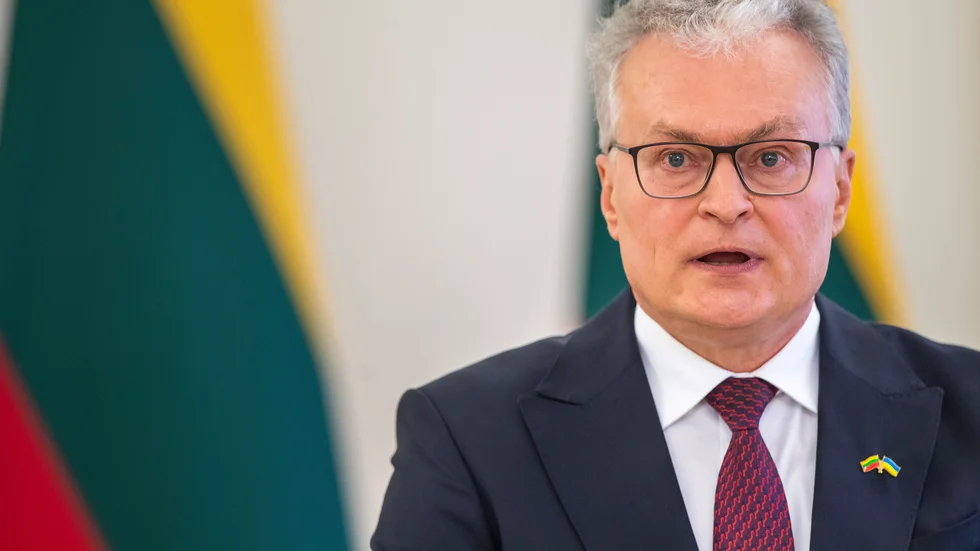 Gitanas Nauseda är president i Litauen, som just nu ståtar med den högsta inflationen i EU, inte minst på grund av konsekvenserna av Rysslands krig i Ukraina. Arkivfoto.