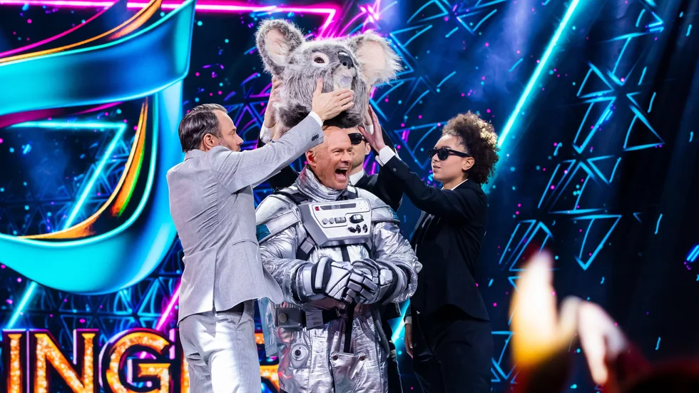 Lasse Holm i "Masked singer", som ligger på tv-toppens förstaplats. Pressbild.