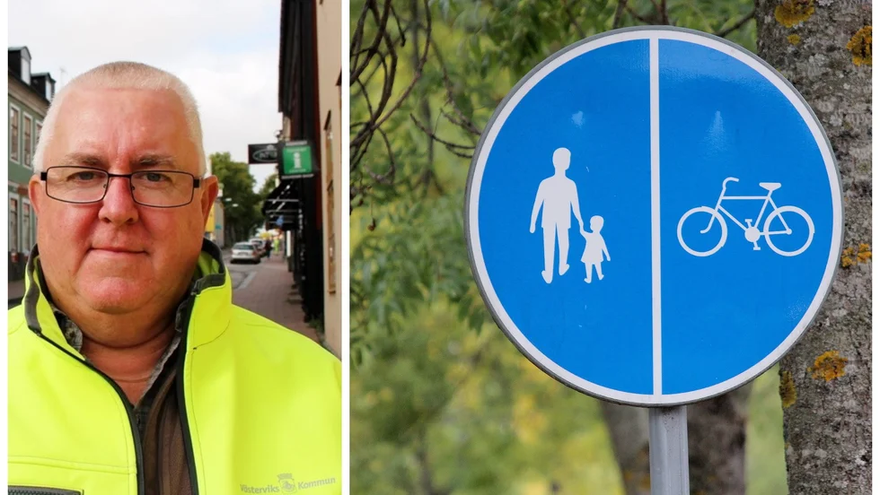 Enligt Christer Ramström behöver gc-vägarna vara bredare för att kunna delas upp.
