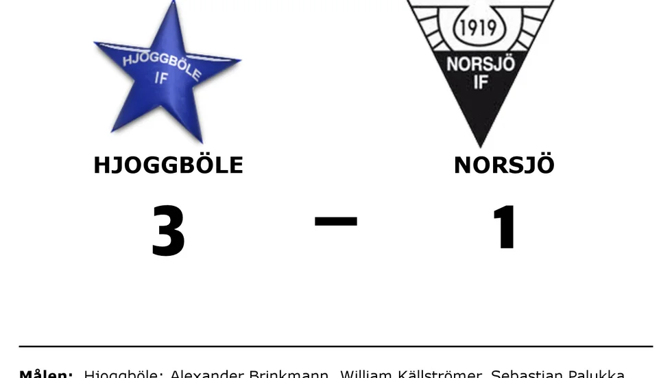 Hjoggböle IF vann mot Norsjö IF