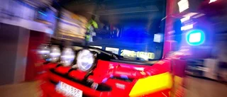 Larm: Brand på vinden i villa på Sudret
