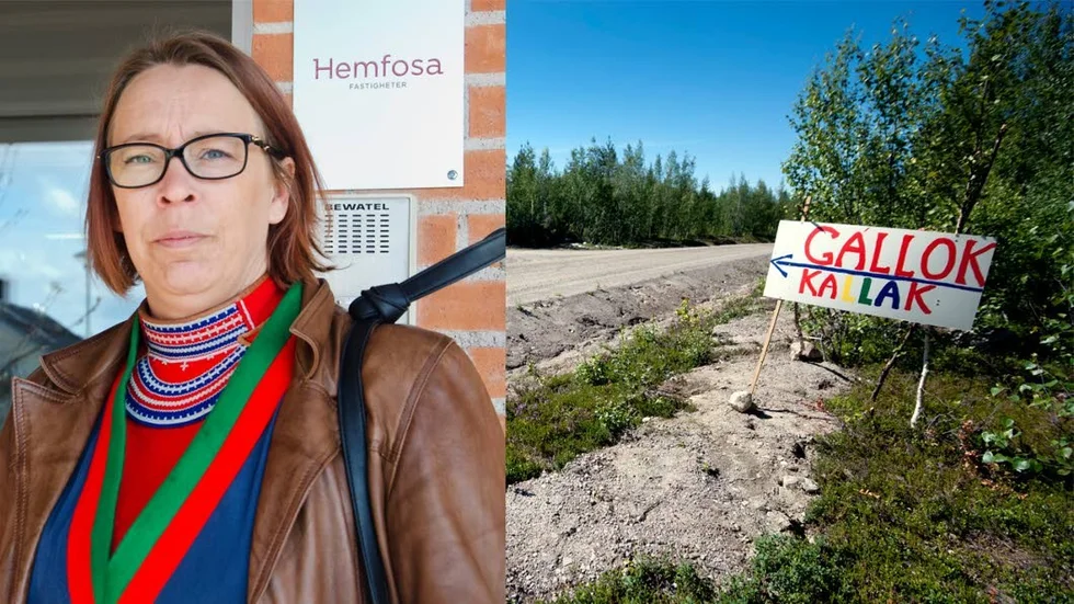 Kritisk. Jenny Wik Karlsson företräder Sirges sameby.
