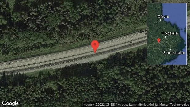Trasigt fordon stör trafiken på E18