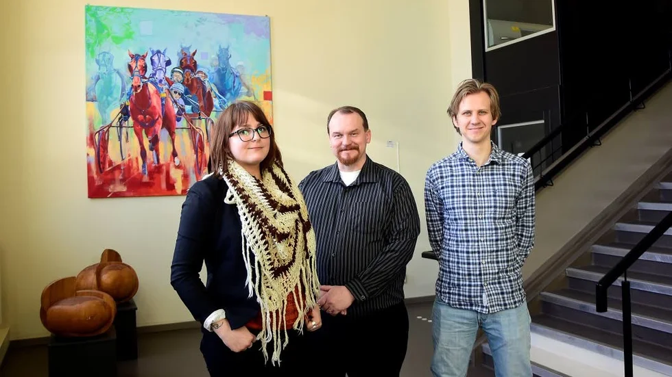 JÄMSTÄLLDHET. Nina Uusitalo, kulturutvecklare, Hendrik Andersson (L), ordförande, och Joacim Lennartsson, förvaltningsekonom, berättar om arbetet med jämställdhet för att få en så rättvis fördelning som möjligt av resurserna.