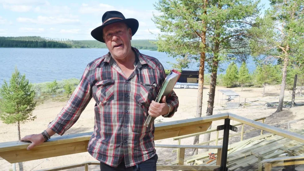 FLAKASAND. Ulf Sandström hoppas kunna arrangera festivalen i minst tre år till.