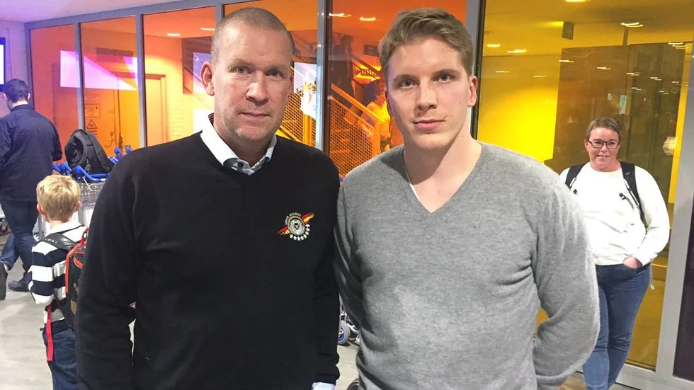 Stefan "Skuggan" Nillson med nyförvärvet Joonas Jalvanti.