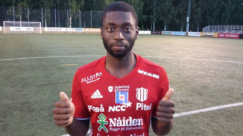Succé. Samuel Naiwo gör succé hos Piteå IF.