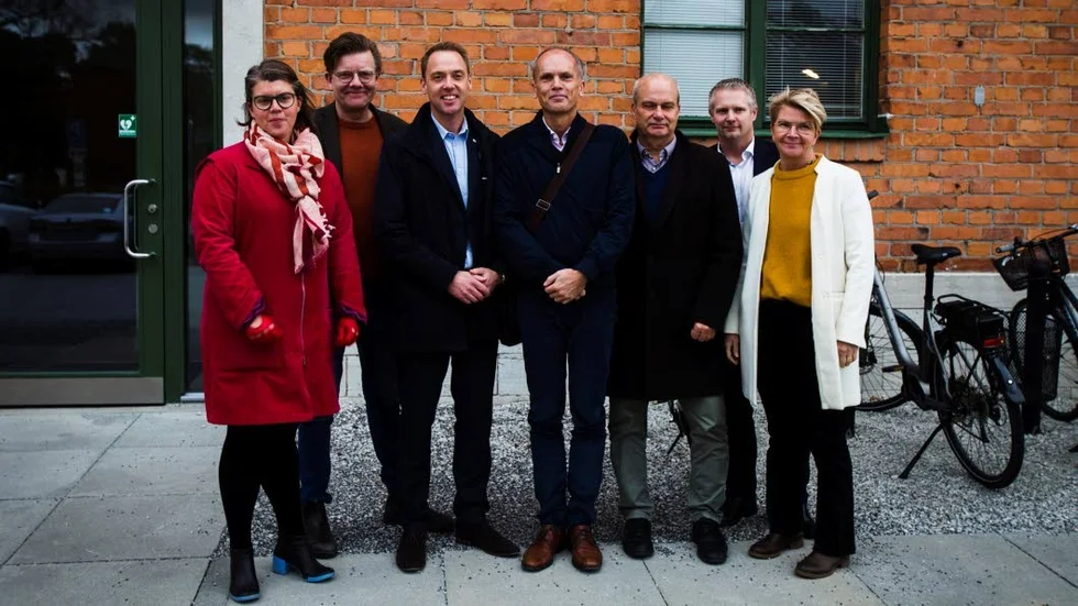 Projektgruppen bestående av: Malena Bendelin, Olle Jansson, Oskar Lindehejd, Roger Hammarström, Kjell Norman, Johan Granath och Kristina Olsson.