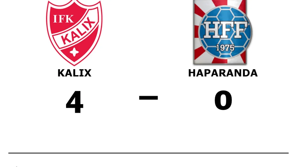 IFK Kalix vann mot Haparanda FF