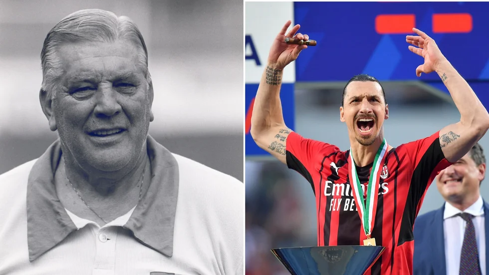 Zlatan Ibrahimovic är stor i Milano, men Gunnar Nordahl är ännu större.