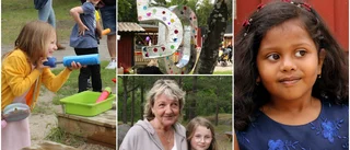 De tre generationerna har starka band till jubilerande förskolan: "Jättehärlig miljö"