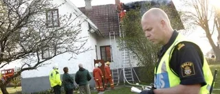 Villa i Vall nära att gå upp i rök