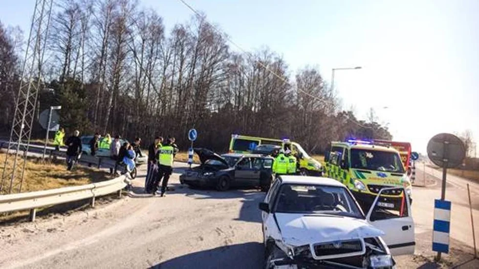 Många olyckor har skett i korsningen Visbyleden-Terra Novavägen.