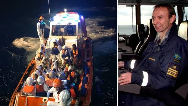 Sjöräddning. Gotlänningen Claes Jakobsson är befälhavare ombord på Triton.