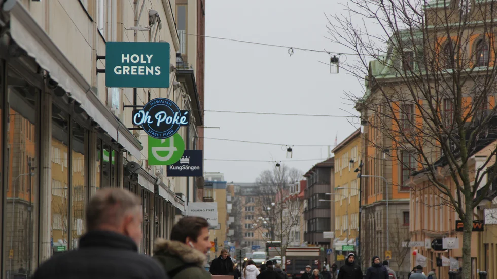 Varken Holy Greens, Oh Poké, Apoteket eller KungSängen låg på Kungsängsgatan 2017.