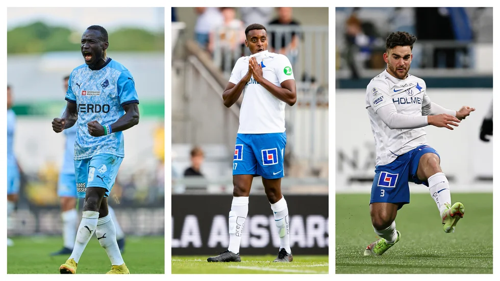 Alhaji Kamara, Theo Rask och Yahav Gurfinkel. 