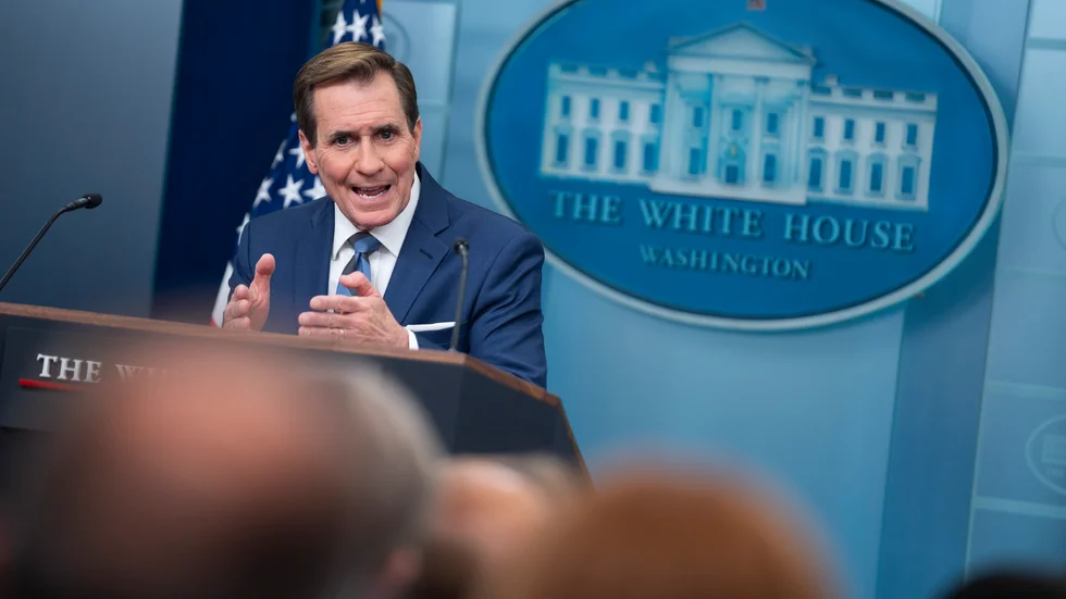 John Kirby, talesperson för USA:s nationella säkerhetsråd. Arkivbild.