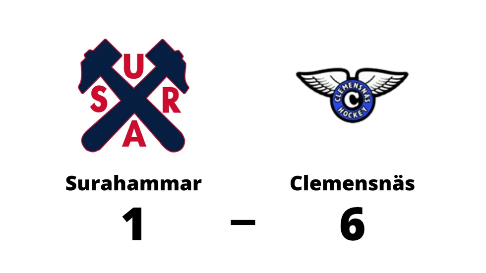 Surahammars IF förlorade mot Clemensnäs HC