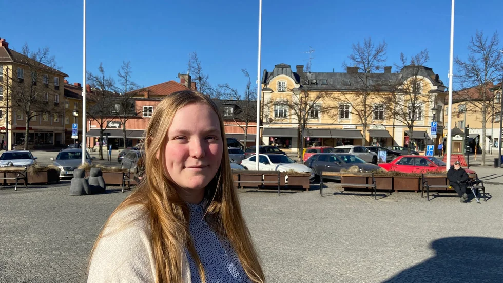 Frida Gabrielsson, 18, får priset som Årets UF-företagare i Enköping