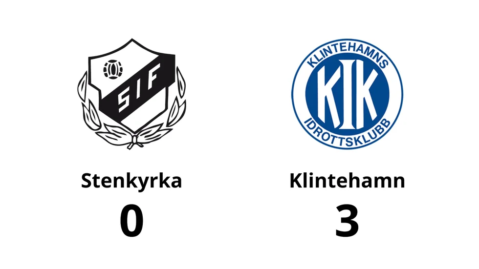 Stenkyrka IF förlorade mot Klintehamns IK