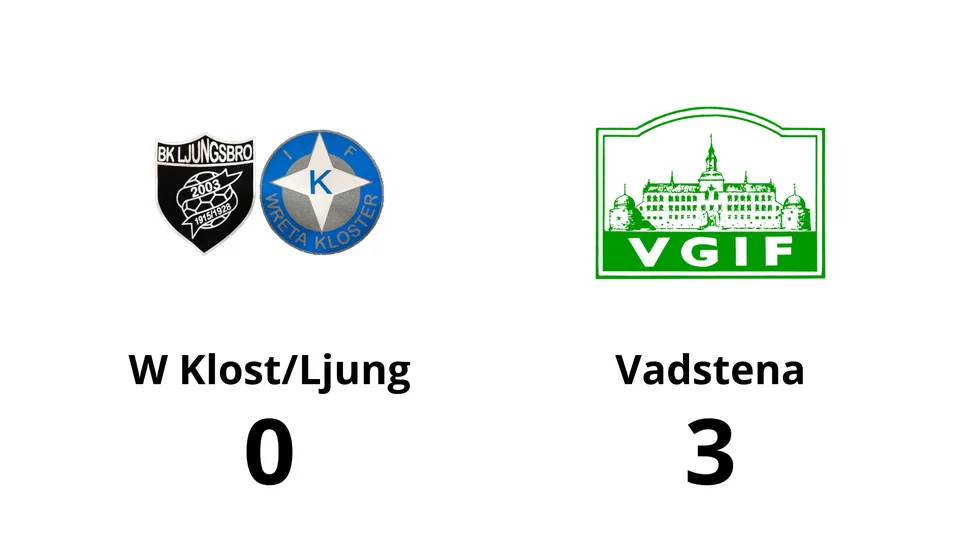 IFK Wreta Kloster B/BK Ljungsbro förlorade mot Vadstena GIF