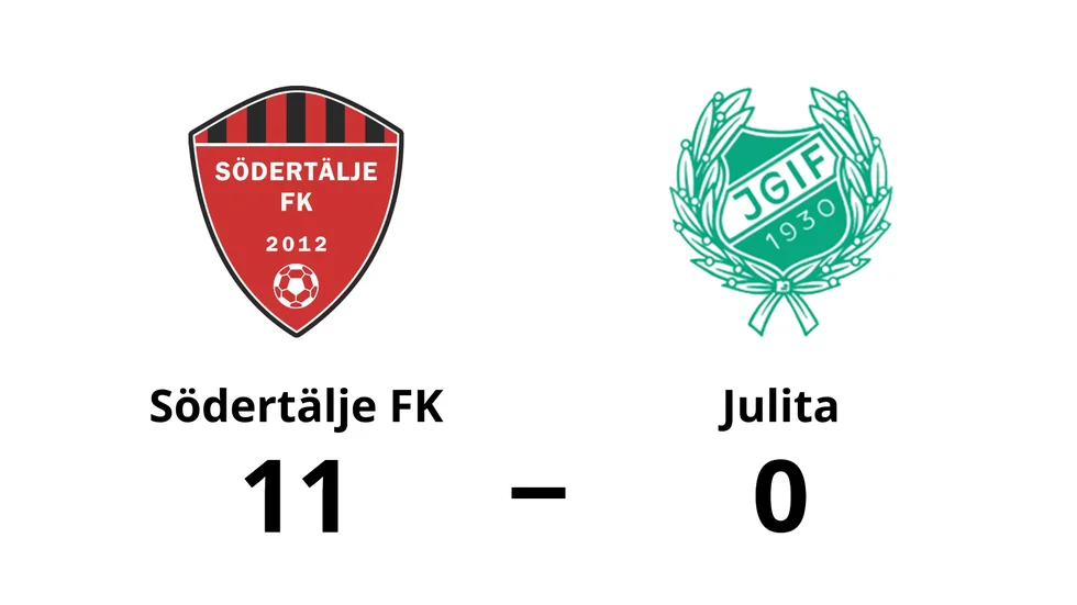 Södertälje FK vann mot Julita GoIF
