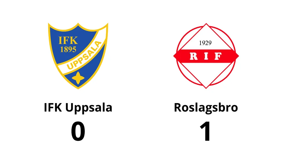 IFK Uppsala förlorade mot Roslagsbro IF