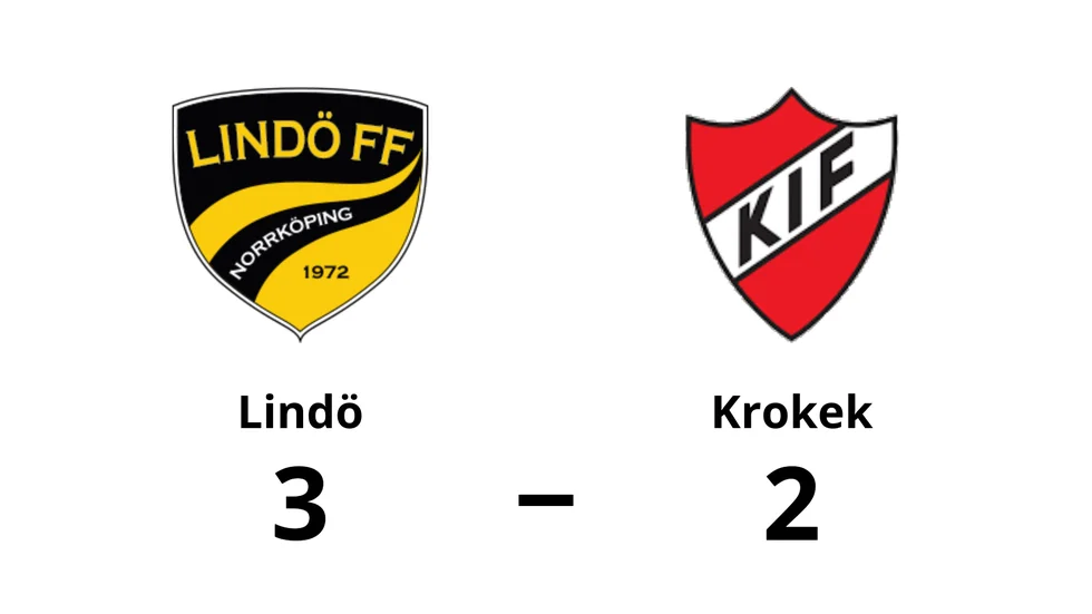 Lindö FF vann mot Krokeks IF
