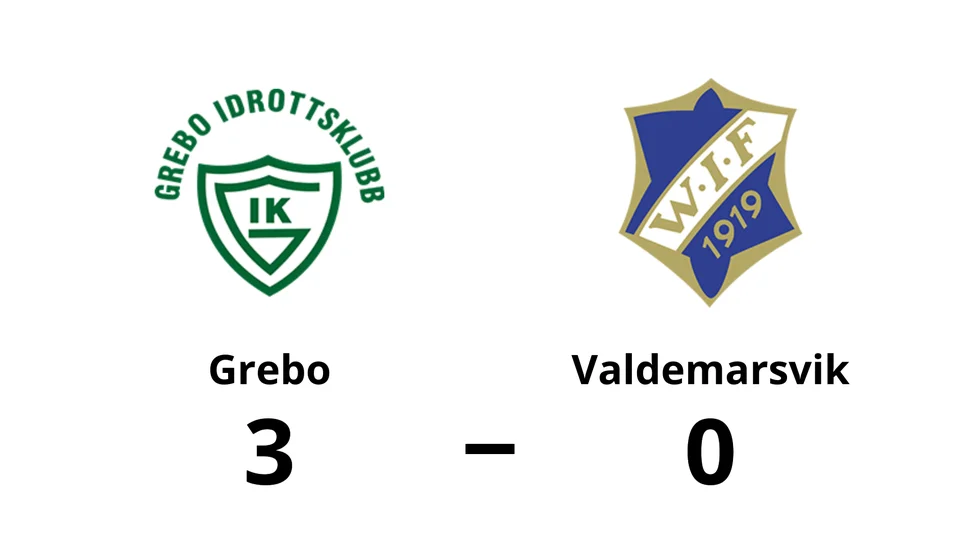 Grebo IK vann mot Valdemarsviks IF