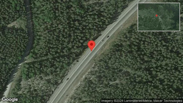Olycka med en personbil på väg 55