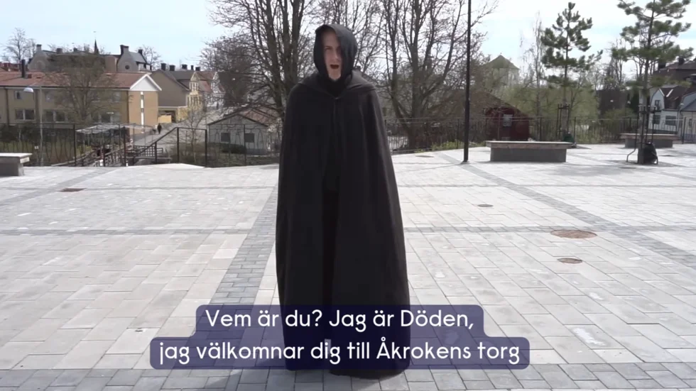 Jerk Ohlson Westin gör en karismatisk insats som Döden.
