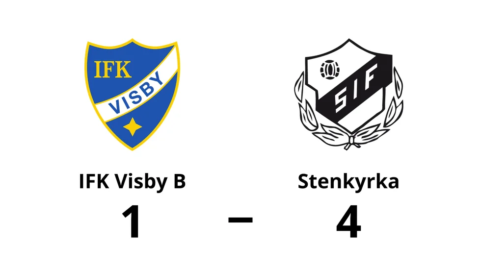 IFK Visby B förlorade mot Stenkyrka IF