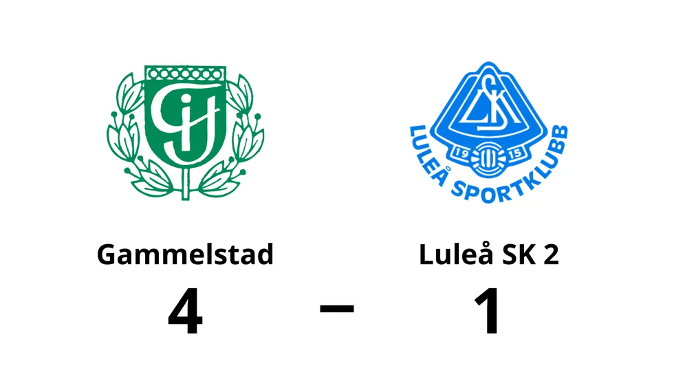 Gammelstads IF vann mot Luleå SK 2