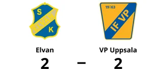 Kryss mellan Elvan och VP Uppsala efter svängig match
