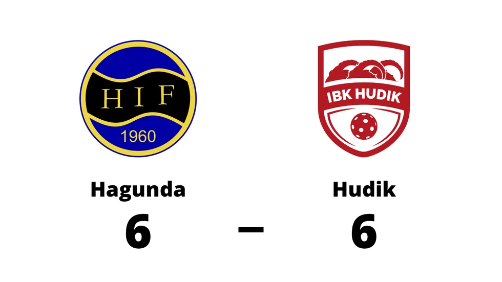 Hagunda spelade lika mot IBK Hudik