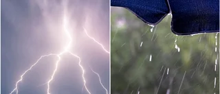 Nya prognosen från SMHI – så mycket regn och åska väntas i länet