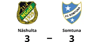Näshulta tog en poäng mot Somtuna